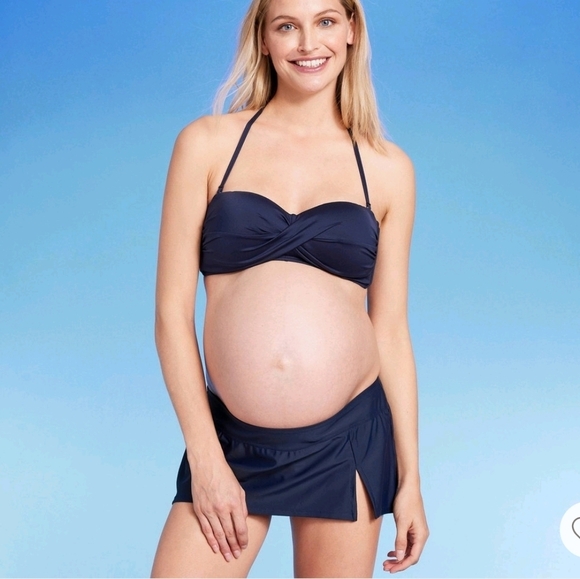 Ingrid & Isabel Maternity side split swim bottom - Isabel maternity - Picture 1 of 3